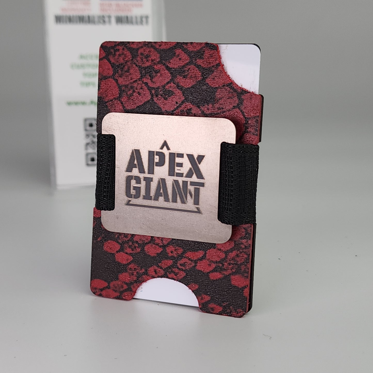 Wallet - Snake Skin Red Rattler - APEX GIANT