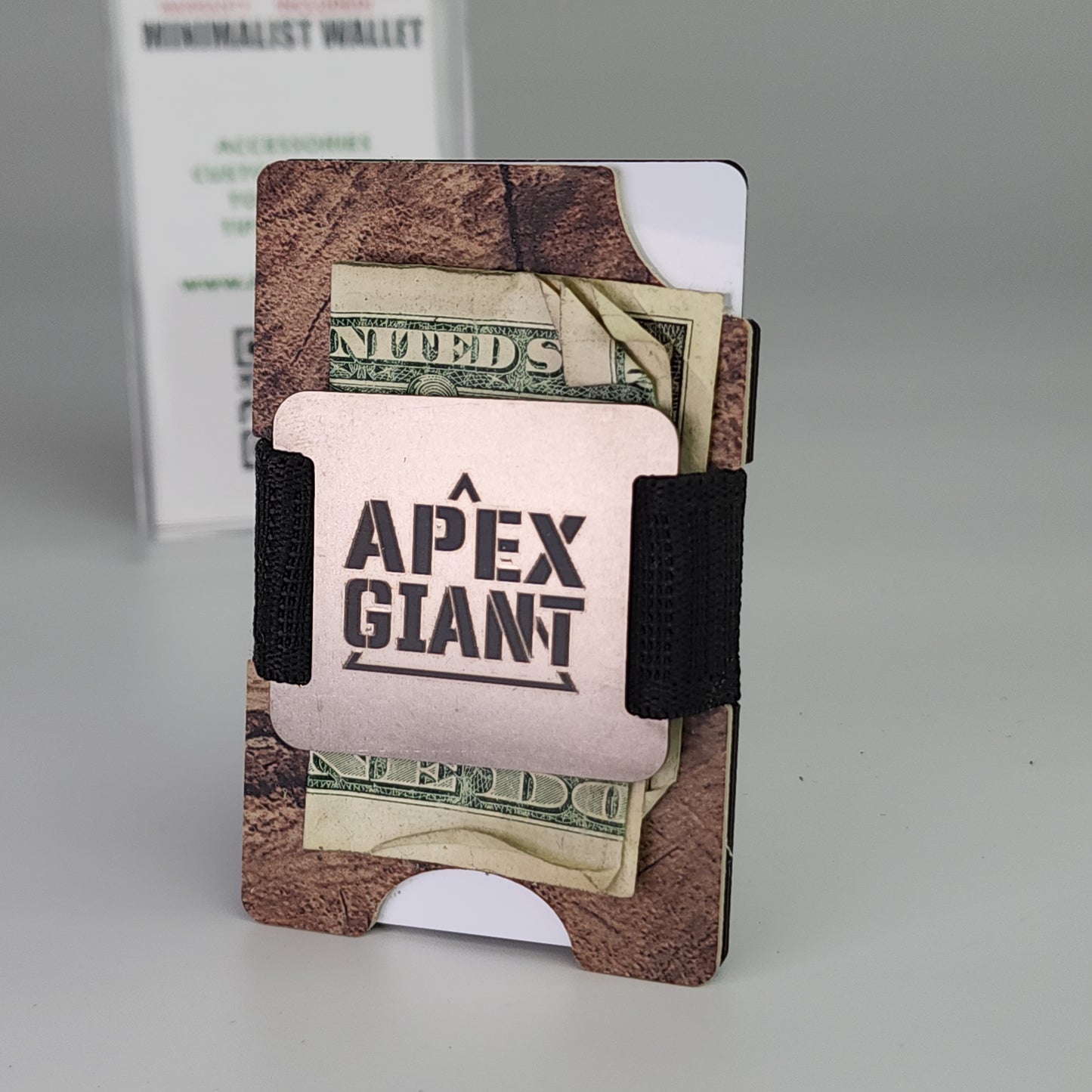 Wallet - Wood Pattern 1 - APEX GIANT